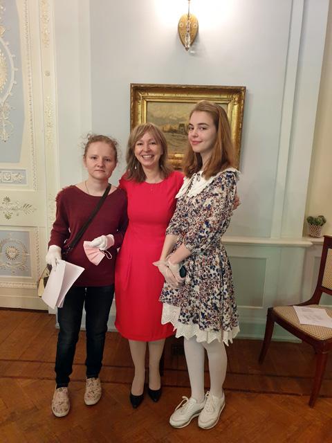 Е. Белавина с победителями Е. Белавина с победителями